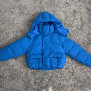 NWT Khy Blue Standard Puffer Jacket XS